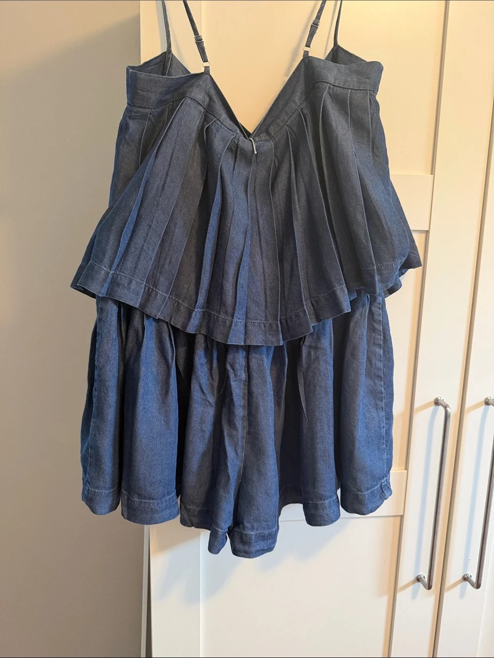 Denim 2 piece matching set for summer